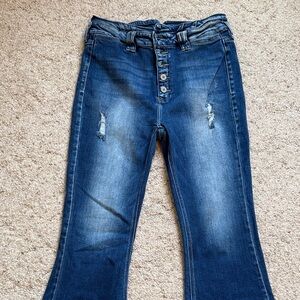 KanCan Dark Blue Flare Jeans